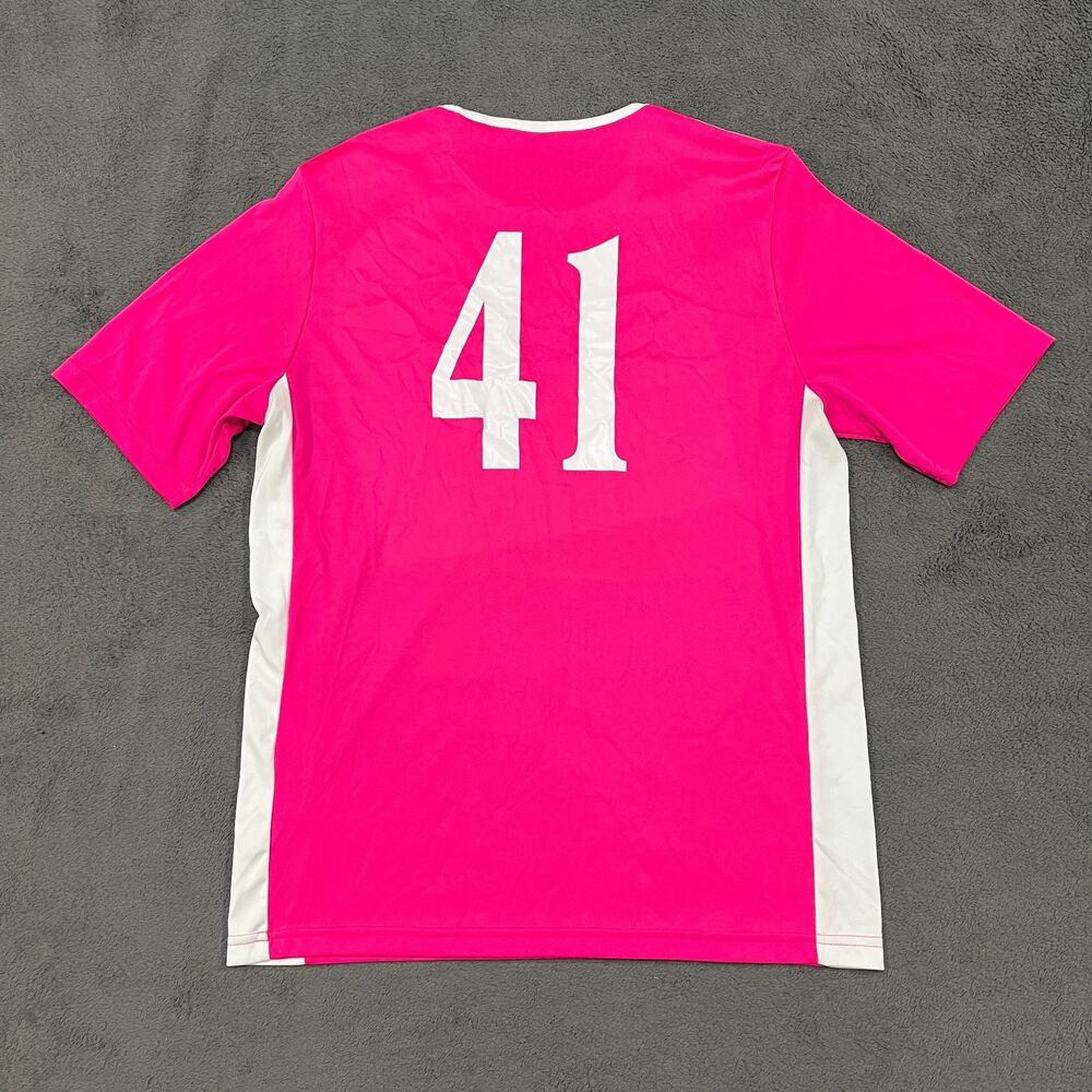 Adidas Eagles Entrada 18 Bright Pink Activewear Short Sleeve Jersey Youth Sz XL - Picture 2 of 9